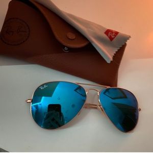 Ray-Ban Blue Flash Lens Aviators